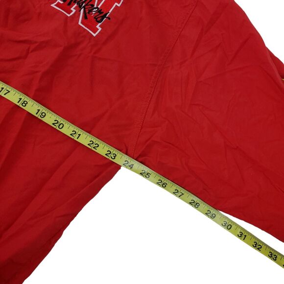 Vintage NEBRASKA CORNHUSKERS Jacket Adult Large Red Pullover Windbreaker College - Picture 4 of 7